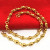 Men's Gold-Plated Twist Faux Gold Necklace Luxury Gold Jewelry 18K Sand Gold Necklace