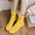 SocksCoral Fleece Socks Women's Autumn and Winter Cute Big Eyes Warm Thickened Home Confinement Sleeping Socks Terry Plush Socks