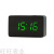 New LED Creative Square Wooden Alarm Clock Home Office Voice Control Digital Display Gift Clock Manufacturer