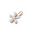 Gentle Fairy Lady Hairpin French Style Temperament Five Petal Flower Bang Clip Fairy Headdress Flowers Pearl Small Hairpin