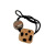 Rubber Band Women's Hair Tie Polka Dot Square Head Rope Headdress Cute Mori Style All-Matching Hair Rope Leather Case