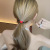 Women's Pearl Heart Hair Rope Girl's Heart Cute Heart Shaped Hair Ring Hair Accessories Hair Band Hair Rope