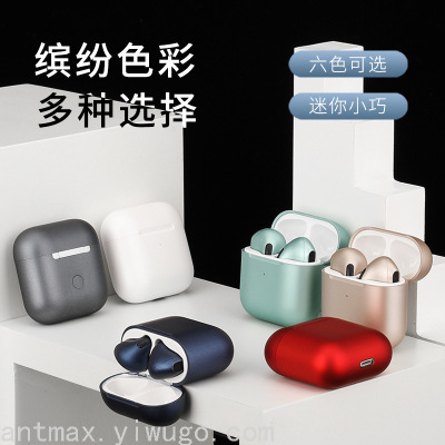 Metallic Paint Color Wireless Bluetooth Headset Mini Ear Stereo Pinch Touch Mobile Phone Music Bluetooth Headset