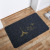 TPR Embroidered Mat Entrance Hallway Dust Removal Earth Removing Floor Mat Kitchen Absorbent Oil-Proof Carpet Cutting Customization