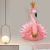 INS Creative Flamingo Wall Hanging Girl's Room Layout Internet Celebrity Wall Hangings Three-Dimensional Resin Animal Pendant