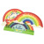 New Semicircle Cartoon Rainbow PVC Door Mat Door Entry Door Mat Door Bathroom Non-Slip PVC Loop Floor Mat