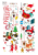 Christmas Decorations Kindergarten Layout Shopping Mall Glass Stickers PVC Christmas Stickers