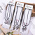 Korean Style Leather Rope Couple Necklace Alloy Pendant 2 Pack Necklace Student Jewelry Small Gift 2 Yuan Store Supply