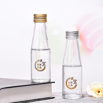 Factory Supply 100ml Cubilose Bottle 100ml Enzyme Bottle Beverage Glass Bottle Wholesale Customization