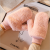 Autumn and Winter New Candy Color Cute Rabbit Plush Halter Mittens Student Thickened Warm Full Finger Bag Finger Gloves