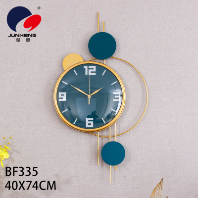 Modern Minimalist Nordic Light Luxury Creative Clocks Wall Clock Living Room Fashion Home Decoration Quartz Stone Noiseless Clock