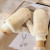 Autumn and Winter New Candy Color Cute Rabbit Plush Halter Mittens Student Thickened Warm Full Finger Bag Finger Gloves