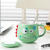 Hot Sale Cartoon Little Dinosaur Ceramic Cup with Cover with Spoon Coffee Cup Creative Mug Cute Water Glass