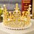 Hot Selling Birthday Bright Crown Bridal Wedding Headdress Cake Baking Decorative Queen Diamond Crown Wholesale