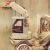 Children's Wooden Simulation Excavator Toy Wooden Bulldozer Engineering Car Model Toy Mining Car Model