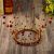 Birthday Baking Matte Tassel Pearl Crown Bridal Headdress Ins Seaweed Crown Decoration Performance Props