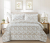 Comfortable Bedding Yarn-Dyed Poly Cotton Double-face Jacquard Three-Piece Thin Bedspread Summer Quilt Foreign Trade