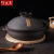 Ceramic Pot King Japanese Style Iron Sand Glaze Casserole/Stewpot Home Gas Stove Open Fire Special High Temperature Resistant Japanese Retro Casserole