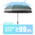 Umbrella Three-Fold Self-Opening Umbrella Double-Person Wind-Resistant Folding Rain Dual-Use Wooden Handle Umbrella Logo