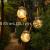 LED Solar Crack Bottle Light Control Outdoor Waterproof Hanging Tree Ornamental Festoon Lamp Copper Wire Lamp