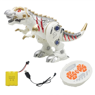 Cross-Border Hot Selling Charging English Version Intelligent Remote Control Dinosaur Toy Artificial Mechanical Dinasour Model Toy