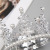 Bride Headdress Crown Party Gathering Accessories Bright Pearl Light round Baking Cake in Stock Wholesale