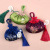 New High-End Lotus Sachet Ancient Style Perfume Bag Tassel Sachet Empty Bag Mosquito Repellent Car Carry-on Pendant Gift