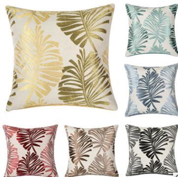 Nordic Cushions Pillow Chenille Leaves Simple Modern Sofa Living Room Pillows Cushion
