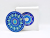 [4 Pieces] Blue Mandala Pattern Series Ceramic Coffee Cup Mat Effective Thermal Insulation Household Decorations