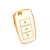 TPU Golden Edge Series Key Shell Suitable for Changan Cs75cs55 Key Case CS35 Eado Key Protective Shell