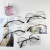 Factory Direct Sales Harajuku Plain Glasses Prince Glasses Metal Circle Korean Style for Men and Women Decorative Frame 