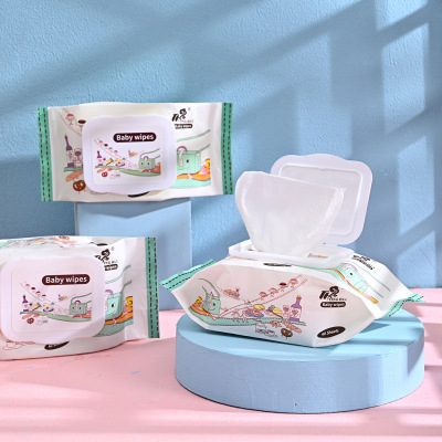 Baby Wipes Baby Wipes 40 Pieces Small Pack Wipes Portable Small Bag Wipes Portable Baby Wipes Wholesale