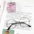 Factory Direct Sales Harajuku Plain Glasses Prince Glasses Metal Circle Korean Style for Men and Women Decorative Frame 