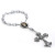 Cross-Border Hot Accessories One End Rosary Bracelet Crystal Jesus Christ St. Charble Cross Bracelet Car Decoration