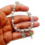 Europe and America Cross Border Jewelry Crystal Bracelet Cross Bracelet Elastic Bracelet Beads Crystal Bracelet for Women