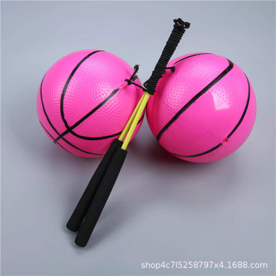 Zhigao Basketball Fitness Ball Hand Swing Basketball Pumpkin Ball Drop Ball Middle-Aged and Elderly Children Square Dance Elastic Swing Ball