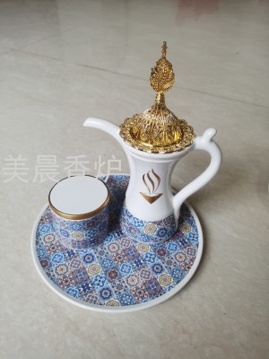 Arab New Ceramic Censer Set