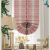 European-Style Fan-Shaped Roman Curtains Living Room Bedroom Balcony Manual Lifting Shading Kitchen Bathroom Waterproof Punch-Free Roller Shutter