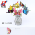 Customized PVC Butterfly Outdoor Garden Decorative Flower Arrangement 7cm Double Layer Simulation Butterfly Insertion 