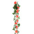 Artificial Flower Rattan 10 Roses Bouquet Decoration Long Hanging Flower Winding Air Conditioner Pipe Hiding Fake Flower Vine Wholesale