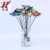Customized PVC Butterfly Outdoor Garden Decorative Flower Arrangement 7cm Double Layer Simulation Butterfly Insertion 