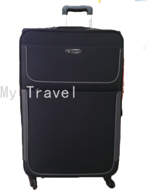 Luggage Luggage Password Suitcase Luggage Fabric Zipper Suitcase Three-Piece Trolley Case