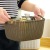Rattan-like Woven Dirty Laundry Storage Basket Bathroom Storage Box Home Rectangular Toy Plastic Small Basket Snack Box