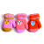 New Twill Winter Finger Bear Gloves Double Jacquard Striped Student Children Warm Gloves in Stock Wholesale