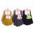 Spot Supply Twill Autumn and Winter Gloves Finger Gloves Double Jacquard Striped Children Adult Warm Gloves