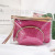  PVCu Solid Color Cosmetic Bag Waterproof Insect-Proof Wash Bag Large Capacity Lightweight Easy to Carry Makeup Storage 