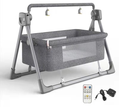 Hote selling Europe Electric controlling  cradle bed smart swing