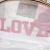 English Letter Love Transparent PVC Cosmetic Bag S Large Capacity Waterproof Cosmetic Bag Waterproof Storage Bag Custom 