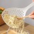 Household Kitchen Large Sieve Long Handle Pasta Spoon Wive-Screen Ladle Nylon Colander Colander Noodles Spoon Water Sieve Hot Pot Filter Net