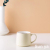 Hot Selling Nordic Style Ceramic Cup Gold Wire Mug Creative Coffee Cup Office Water Cup